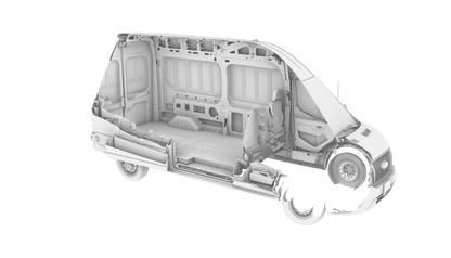 Transit 148 High Roof Planning Kit - Featherbuilt