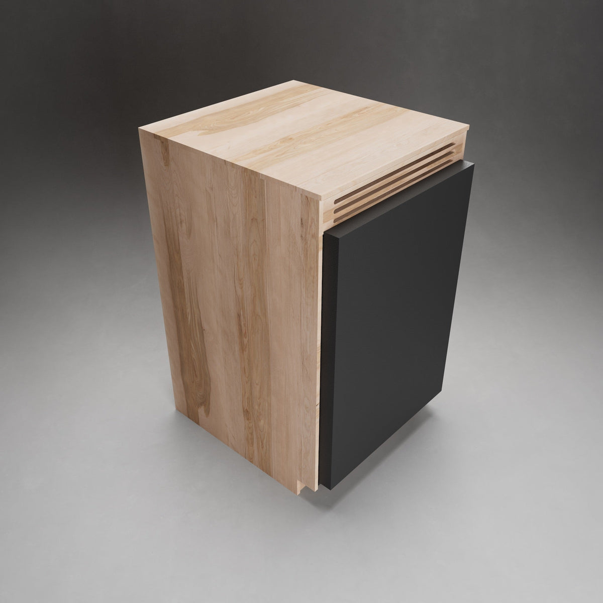 Transit Driver Side Fridge Cabinet - Featherbuilt