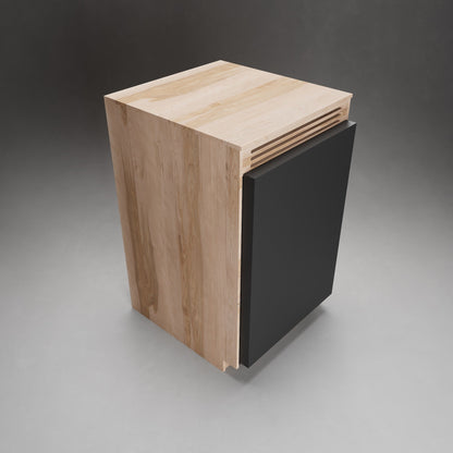 Transit Driver Side Fridge Cabinet - Featherbuilt