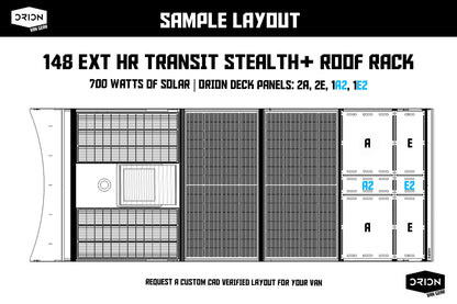 Transit Stealth+ Roof Rack - Featherbuilt