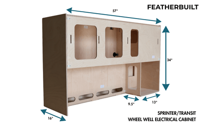 Transit Wheel Well Cabinet Bundle - Featherbuilt