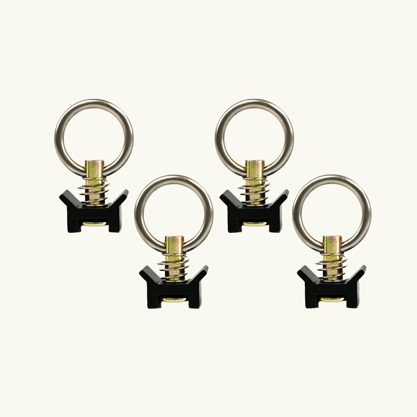 Venture L-Track Adjustable Tie Down Ring (4 Pack) - Featherbuilt