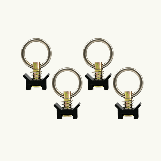 Venture L-Track Adjustable Tie Down Ring (4 Pack) - Featherbuilt