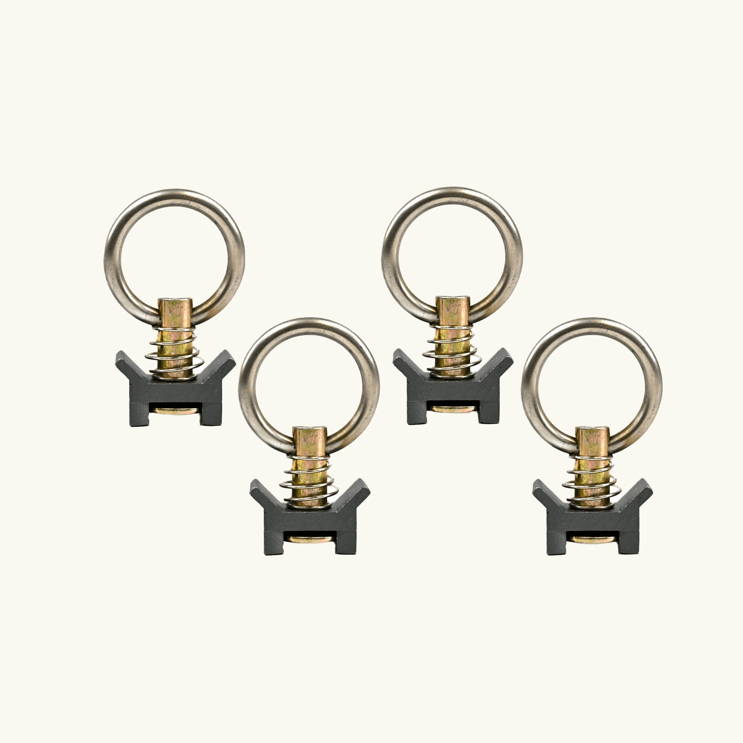 Venture L-Track Adjustable Tie Down Ring (4 Pack) - Featherbuilt