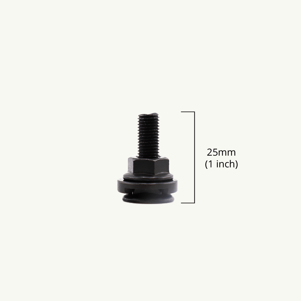 Venture L-Track M8 Single Stud Bolts - 1 inch (25mm) - Featherbuilt