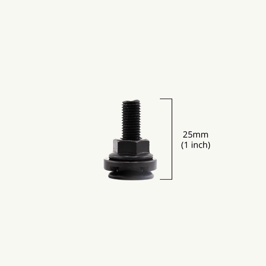 Venture L-Track M8 Single Stud Bolts - 1 inch (25mm) - Featherbuilt