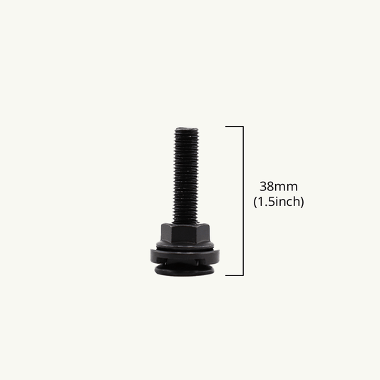 Venture L-Track M8 Single Stud Bolts - 1.5 inch (38mm) - Featherbuilt