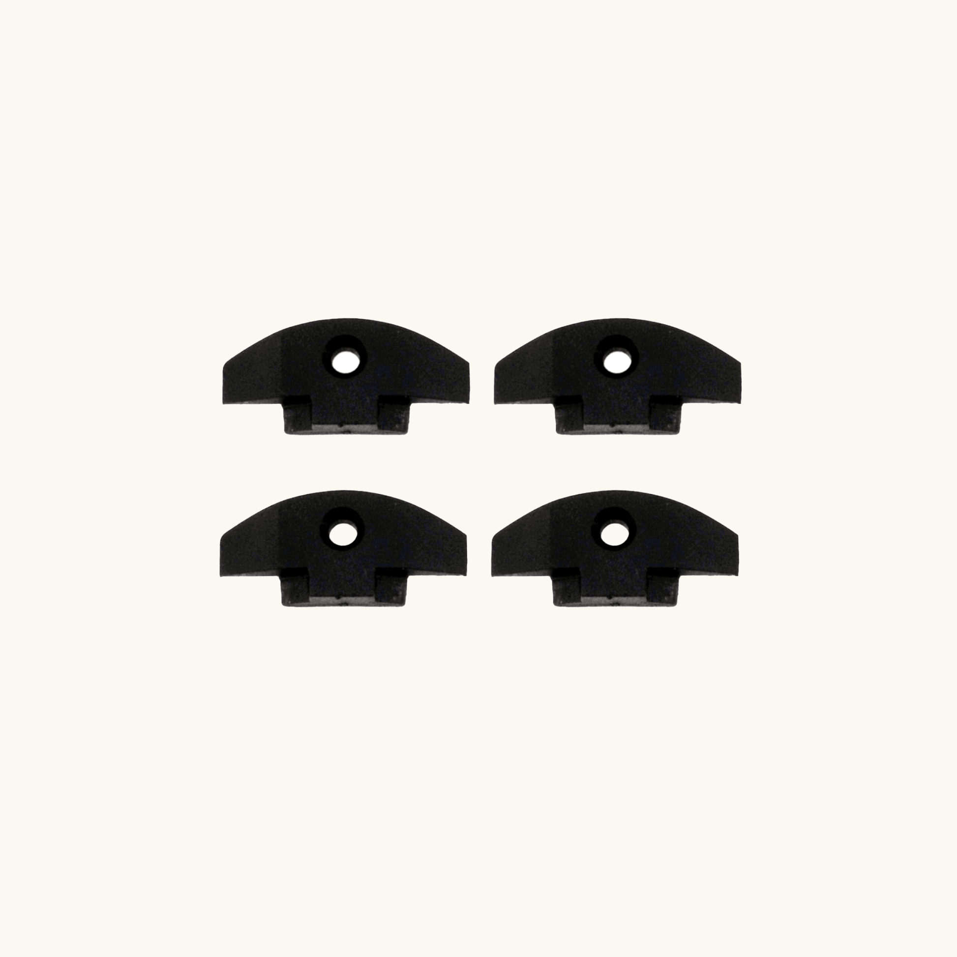 Venture L-Track Recessed End Caps (4 Pack) - Featherbuilt
