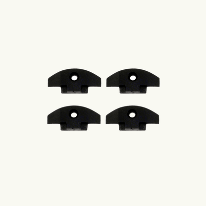 Venture L-Track Recessed End Caps (4 Pack) - Featherbuilt