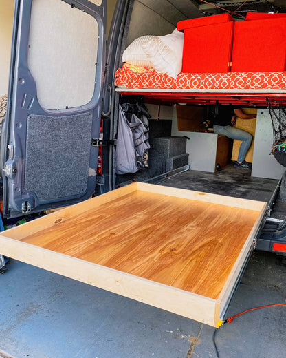 DIY Cargo Drawer Slides