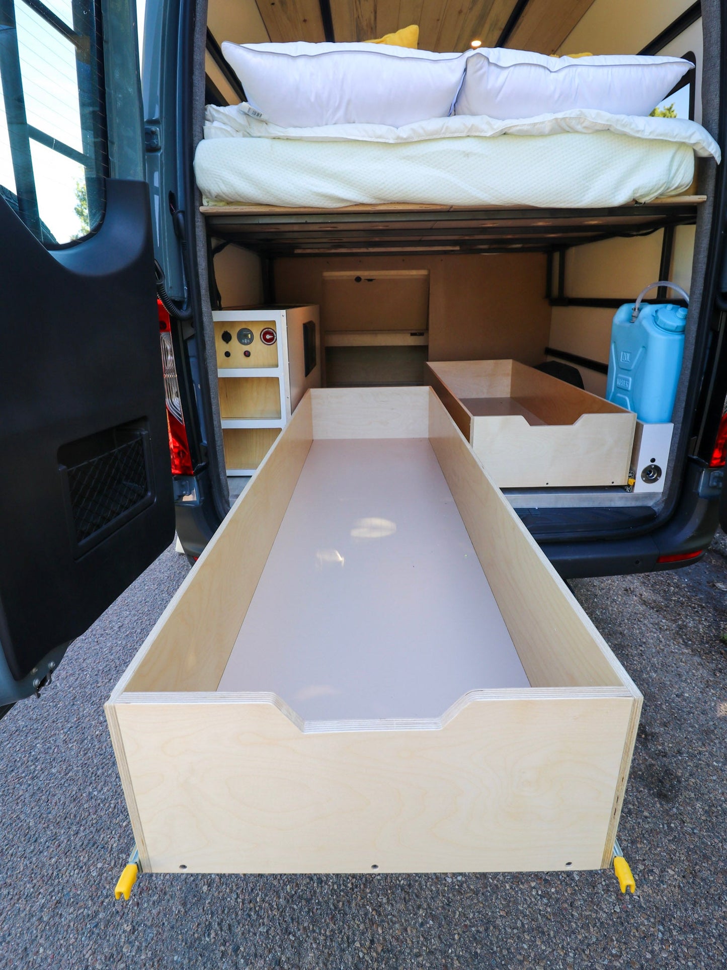 DIY Cargo Drawer Slides - Featherbuilt