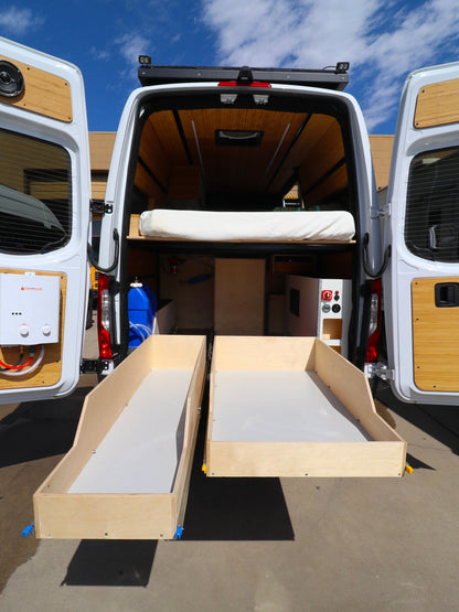 DIY Cargo Drawer Slides - Featherbuilt