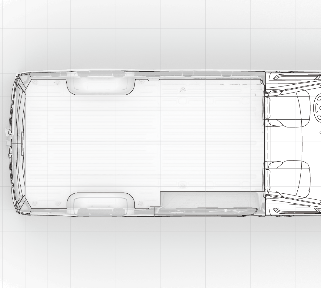 Sprinter 144 High Roof Planning Kit - Featherbuilt